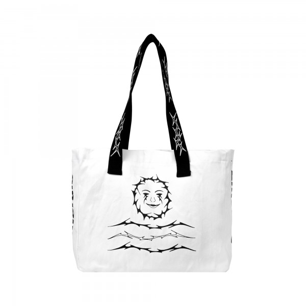 EMERALE + STEVE MARLON TOTE BAG WHITE | EMERALE