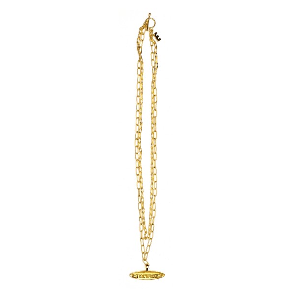 OLD SPORT NECKLACE GOLD | EMERALE