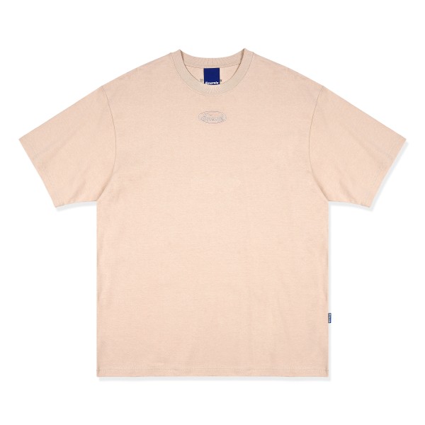 SCRIPT TRACK T-SHIRT CREAM | EMERALE