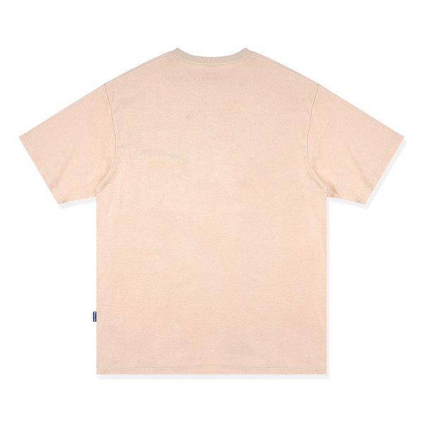 SCRIPT TRACK T-SHIRT CREAM | EMERALE