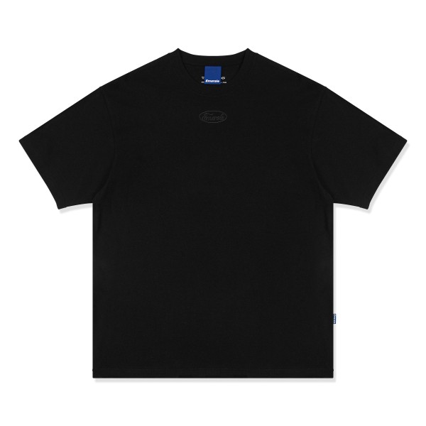 SCRIPT TRACK T-SHIRT BLACK | EMERALE